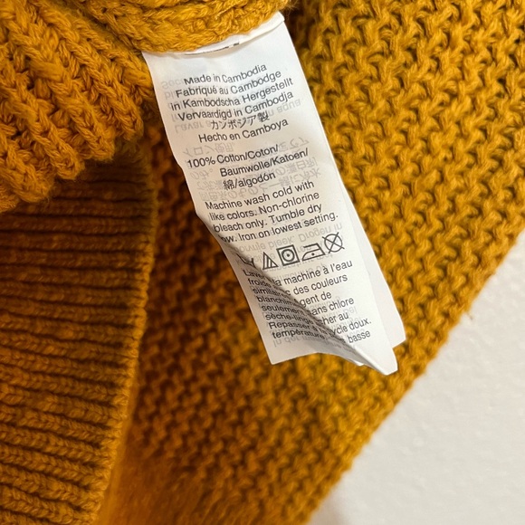 Madewell Sweater Tank Womens Size Small High Neck Cutaway Shoulders Knit - Picture 9 of 10